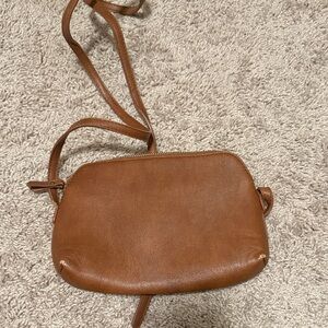 Brown Leather Crossbody Bag